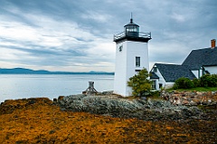 Grindle Point Light at Low Tide in Maine
